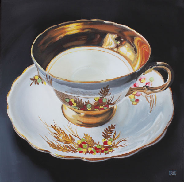 600x593 Fall Teacup Painting Rachel Keough - Painting Tea Cup
