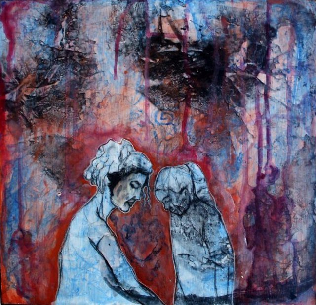 640x616 Heather Reid Artwork Teacher Original Painting Acrylic - Painting Teacher