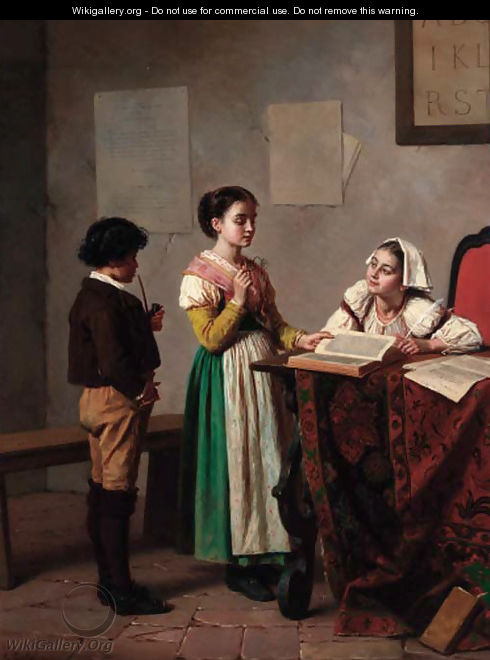 490x660 Impersonating The Teacher - Painting Teacher