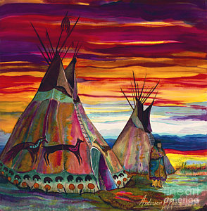 294x300 Teepee Paintings Fine Art America - Painting Teepee