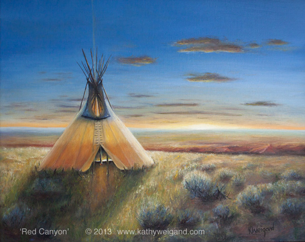 Painting Teepee at PaintingValley.com | Explore collection of Painting ...