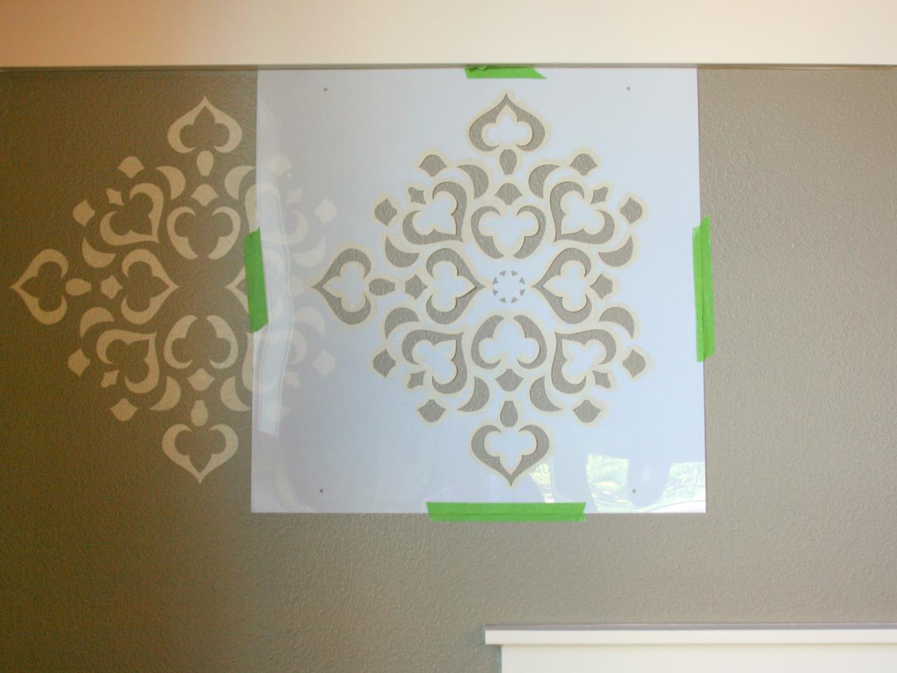 1280x960 How To Stencil A Focal Wall Hgtv In Painting Templates Ideas 2 - Painting Templates