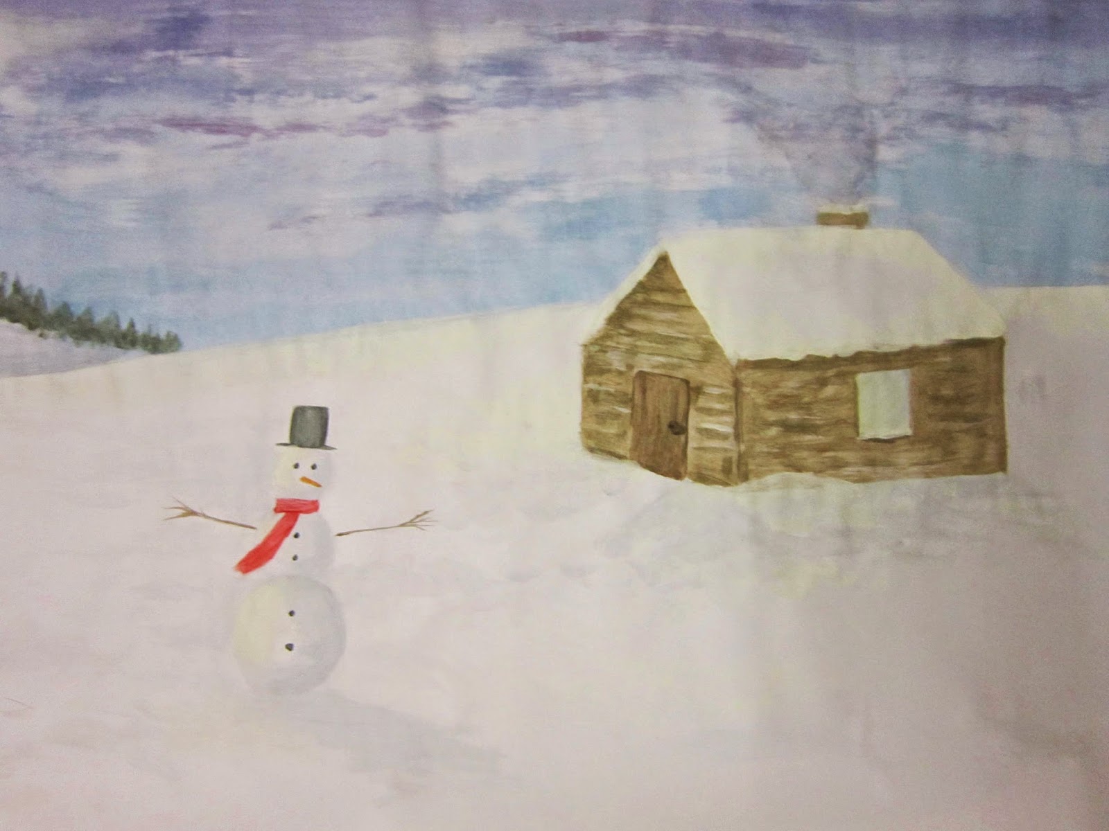 1600x1200 Always Arty Winter Window Painting - Painting That Look Like Windows