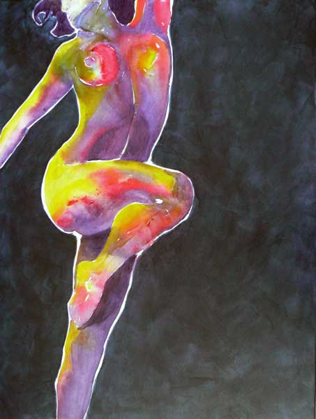 453x600 Ampquotbent Kneeampquot - Painting The Human Form