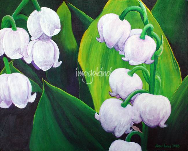 650x522 Stunning Lily Of The Valley Artwork For Sale On Fine Art Prints - Painting The Lily