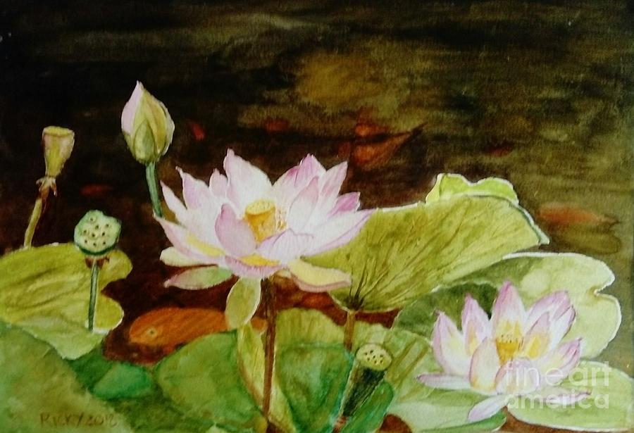 900x615 The Lily Pond - Painting The Lily