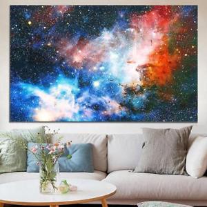 300x300 Space Galaxy Universe Planet Poster Fabric Silk Painting Wall - Painting The Universe