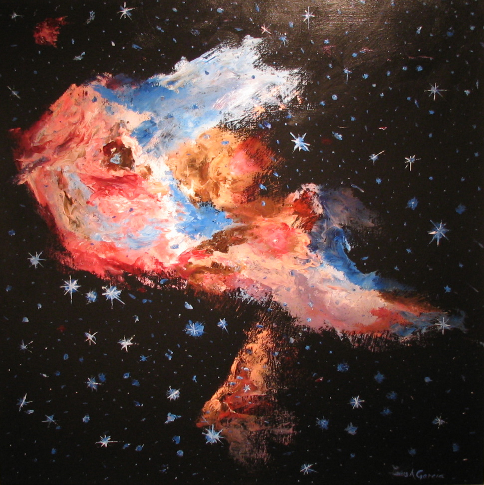 971x974 The Universe Elephant Trunk - Painting The Universe