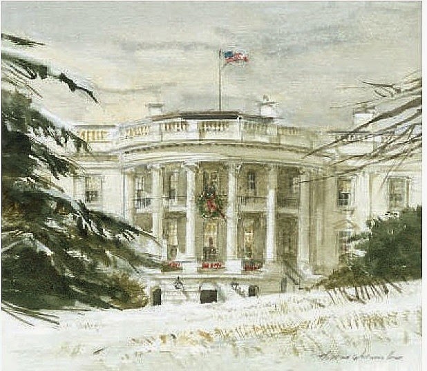618x537 Art Now And Then Painting The White House - Painting The White House