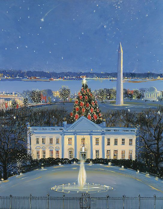 544x700 Best A White House Christmas Images On Merry - Painting The White House
