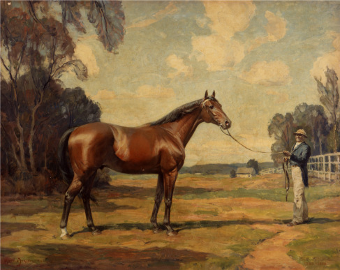 487x387 Sir Archie And The North Carolina Roots Of Thoroughbred Racing - Painting Thoroughbred
