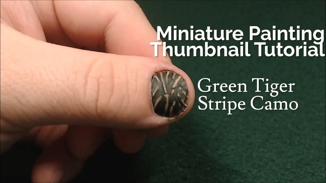 1280x720 Miniature Painting Techniques Tiger Stripe Camo Thumbnail - Painting Tiger Stripes