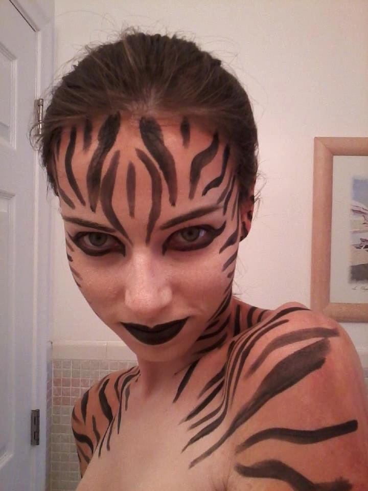 720x960 Tiger Stripes Paint By Starbuxx - Painting Tiger Stripes