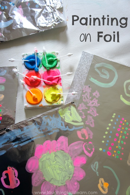 550x826 Painting On Tin Foil - Painting Tin