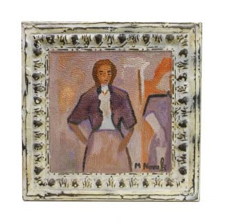 325x320 Hand Painted Antique Tin Panels Olde Good Things - Painting Tin