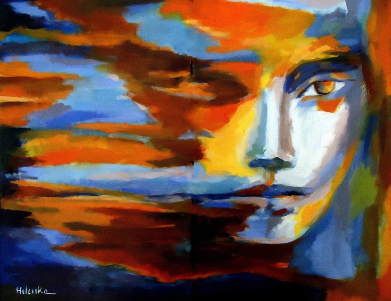 770x593 Saatchi Art Transition Painting By Helena Wierzbicki - Painting Transition