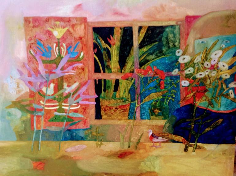 770x575 Saatchi Art A Secret Travel From All Painting By Anna Bulkina - Painting Travel