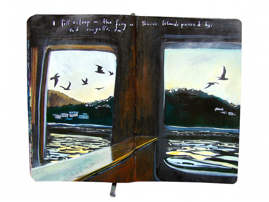 880x660 I Documented Two Years Of Travel By Painting In My Moleskine - Painting Travel