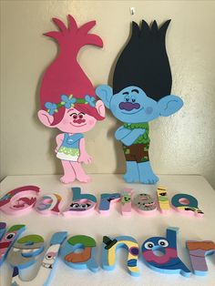 236x314 6 Letter Shopkins, Shimmer And Shine, Beanie Boo And Trolls Theme - Painting Troll Name