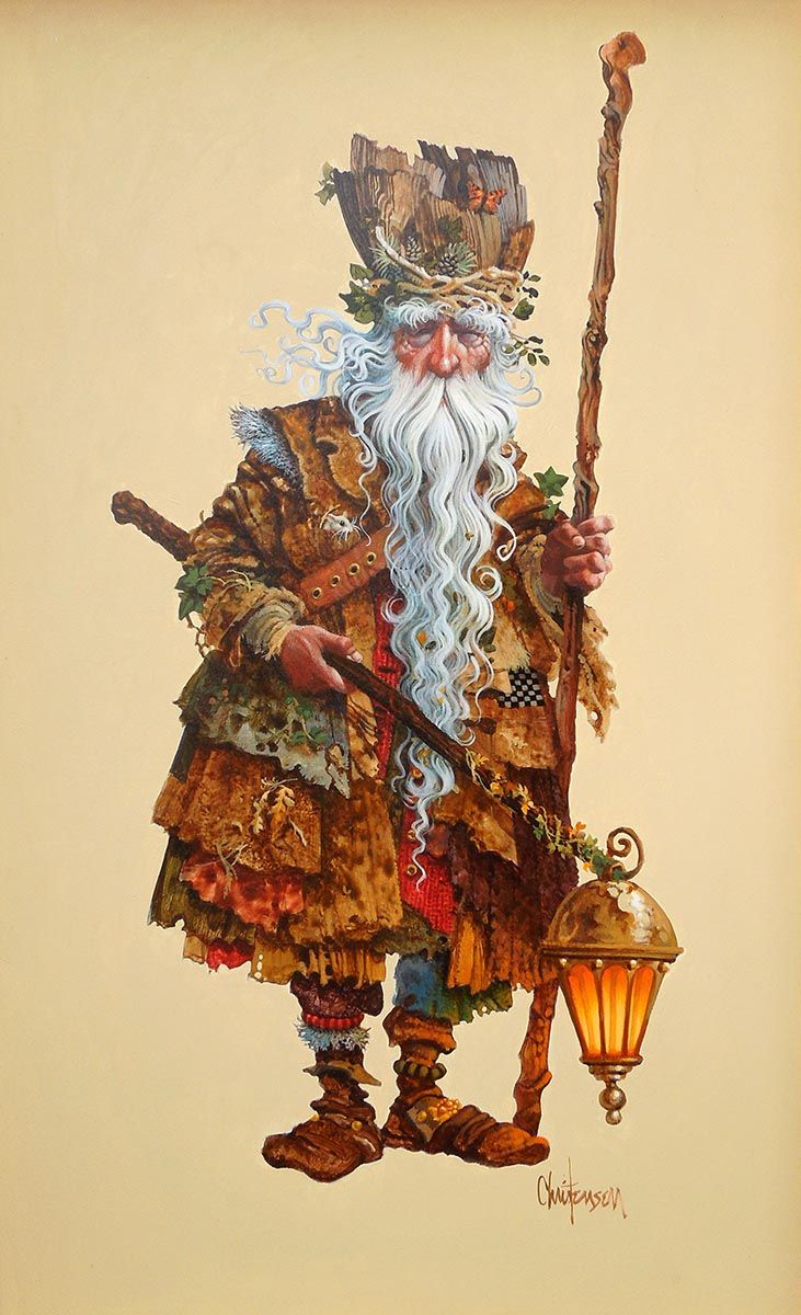 731x1200 Troll ~ James Christensen. Topo Doesn'T Know All These Things, Yet - Painting Troll Name