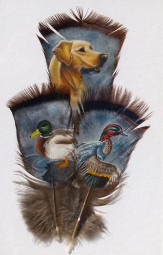 318x497 Hand Painted Turkey Feathers Art Feather Painting - Painting Turkey Feathers
