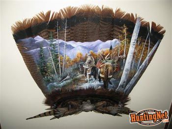 350x263 Once In A Lifetime - Painting Turkey Feathers