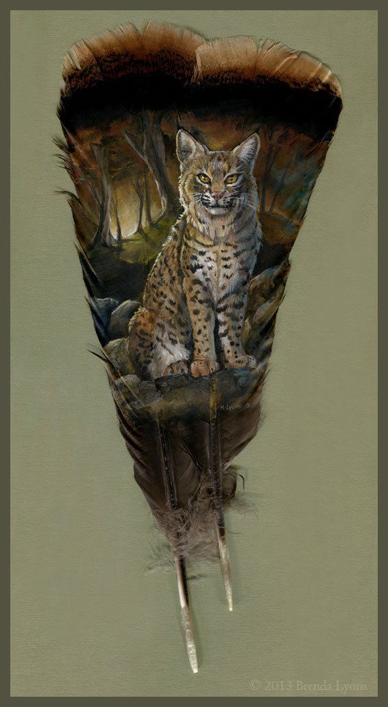 566x1030 This Painter Uses Old Turkey Feathers As Her Canvas Donna - Painting Turkey Feathers