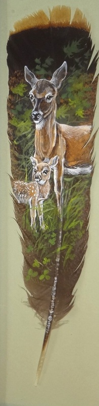 196x800 Turkey Feather Paintings - Painting Turkey Feathers