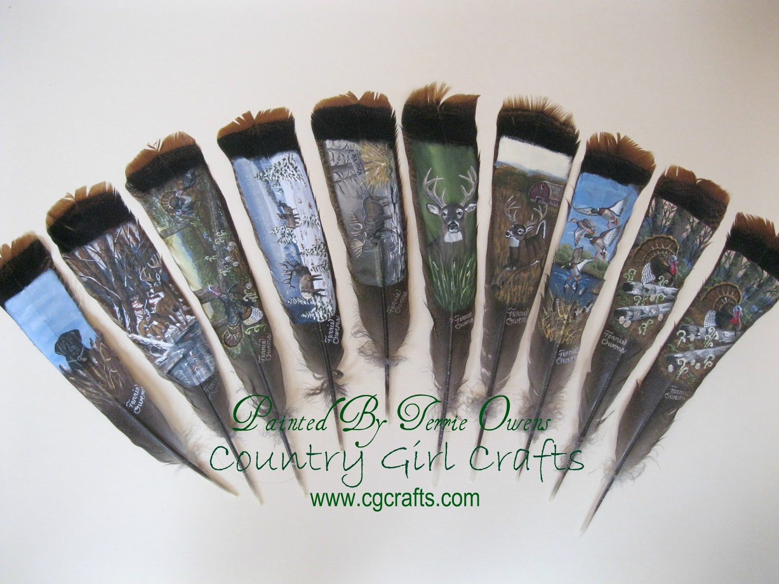 1600x1200 Country Girl Crafts Hand Painted Turkey Feathers - Painting Turkey Feathers