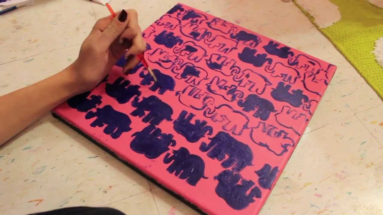 1280x720 How To Paint Lilly Print - Painting Tusk
