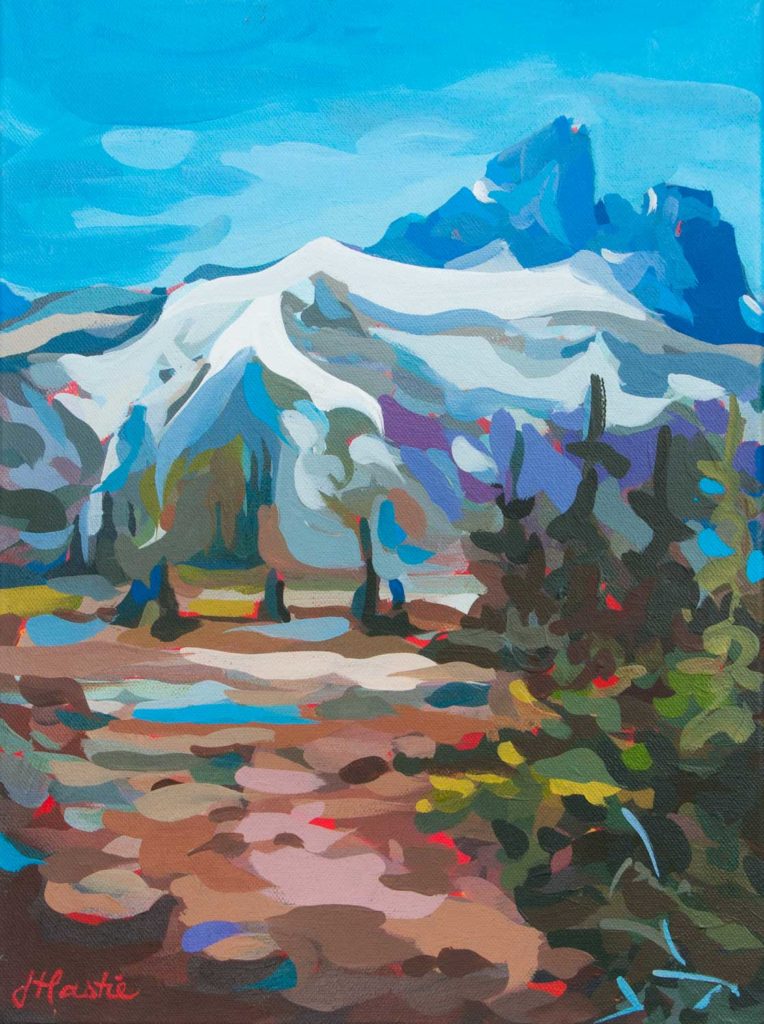 764x1024 New Painting Black Tusk Joanne Hastie - Painting Tusk