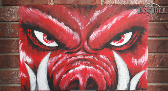 570x309 Official Arkansas Razorback Painting Tusk Ii - Painting Tusk