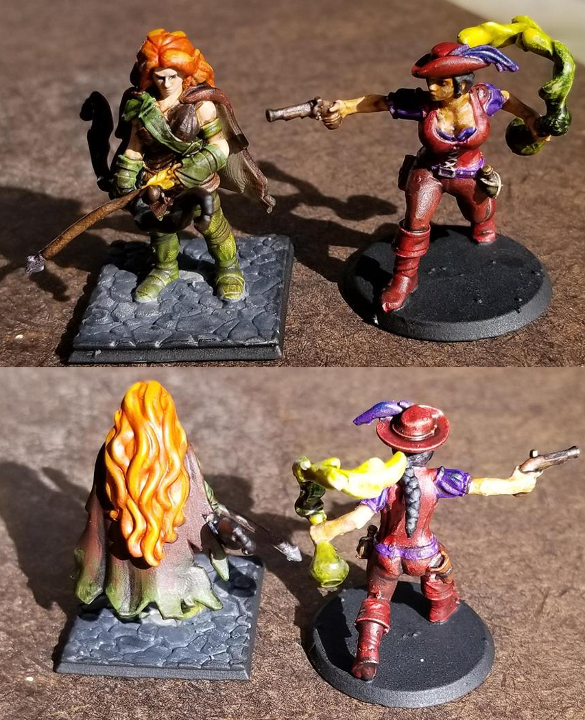 853x1049 Ranger And Alchemist By Iron Tusk Miniature Painting Minipainting - Painting Tusk