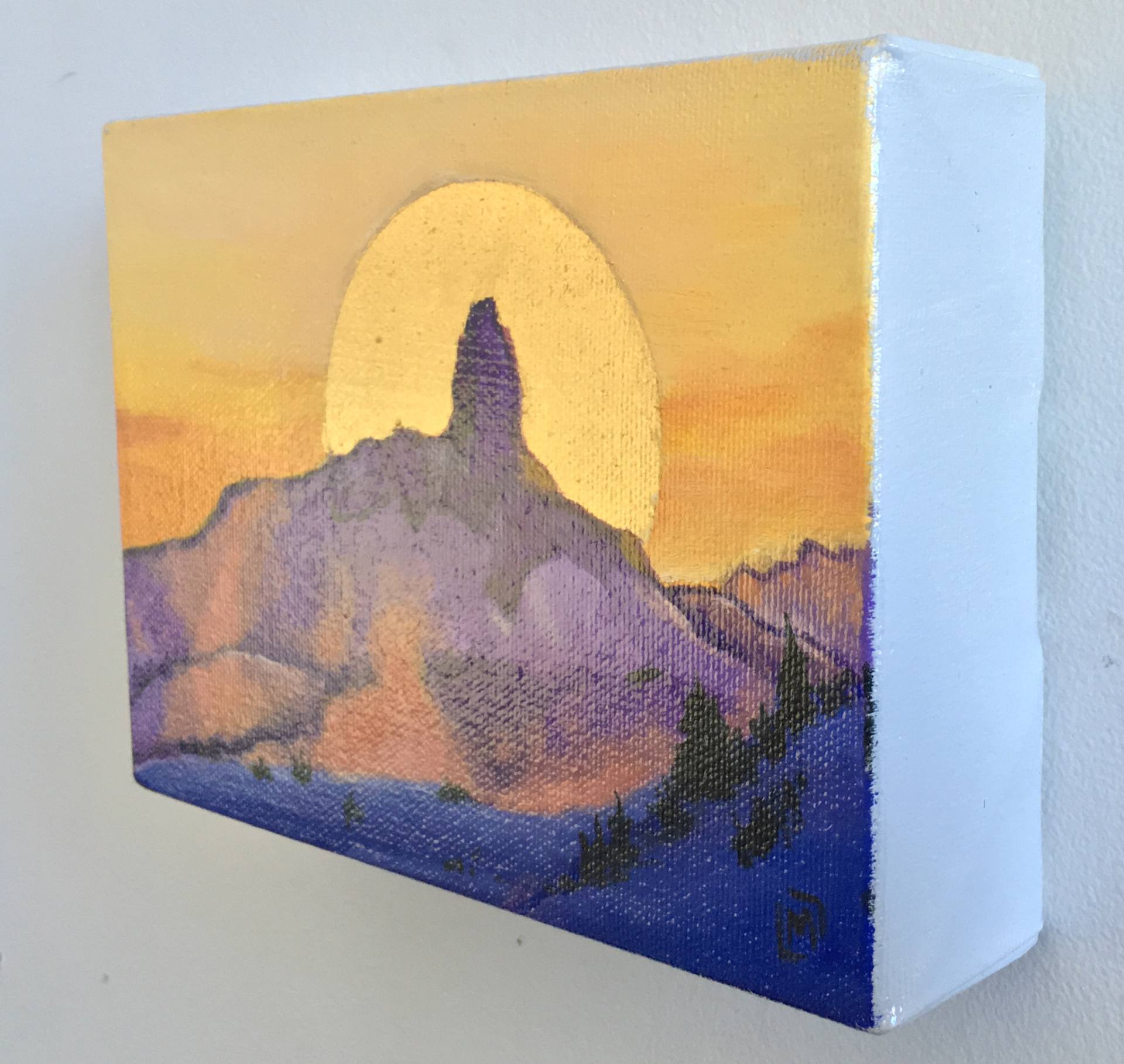 1920x1817 Saatchi Art Black Tusk Alpenglow Painting By Laurie Landry - Painting Tusk