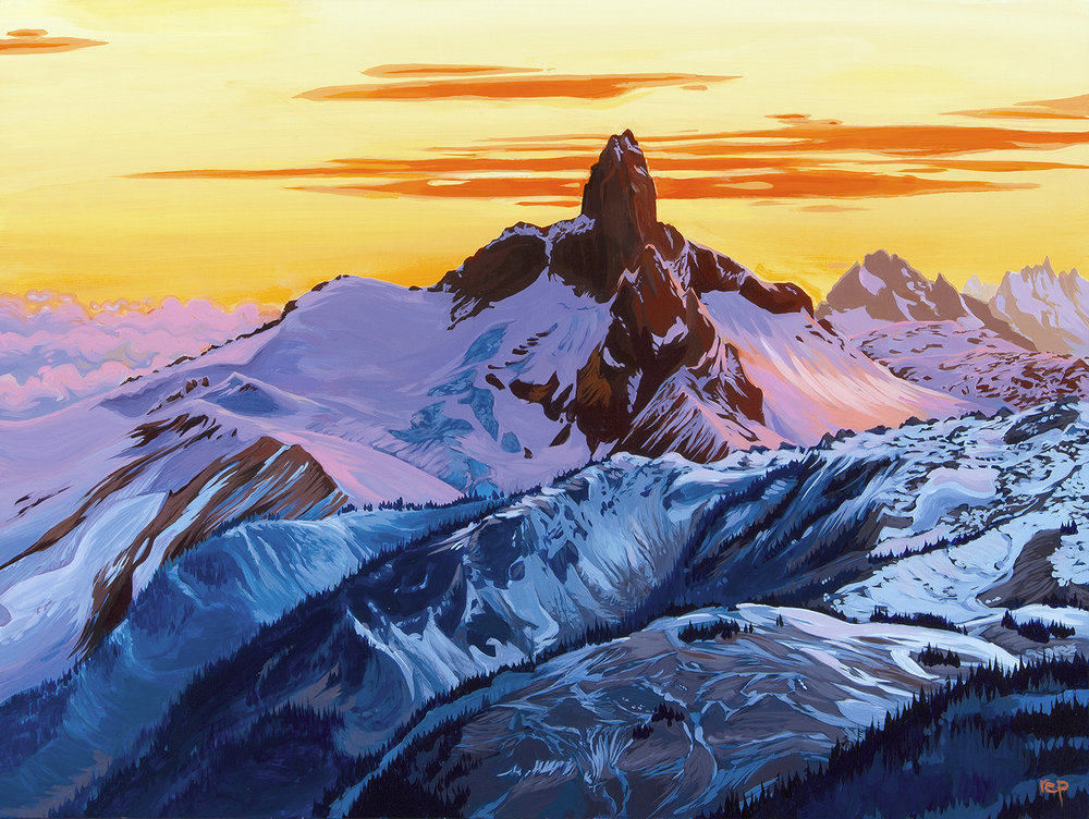 1000x752 The Tusk Glicee Paper Print Rachel Pohl Art - Painting Tusk