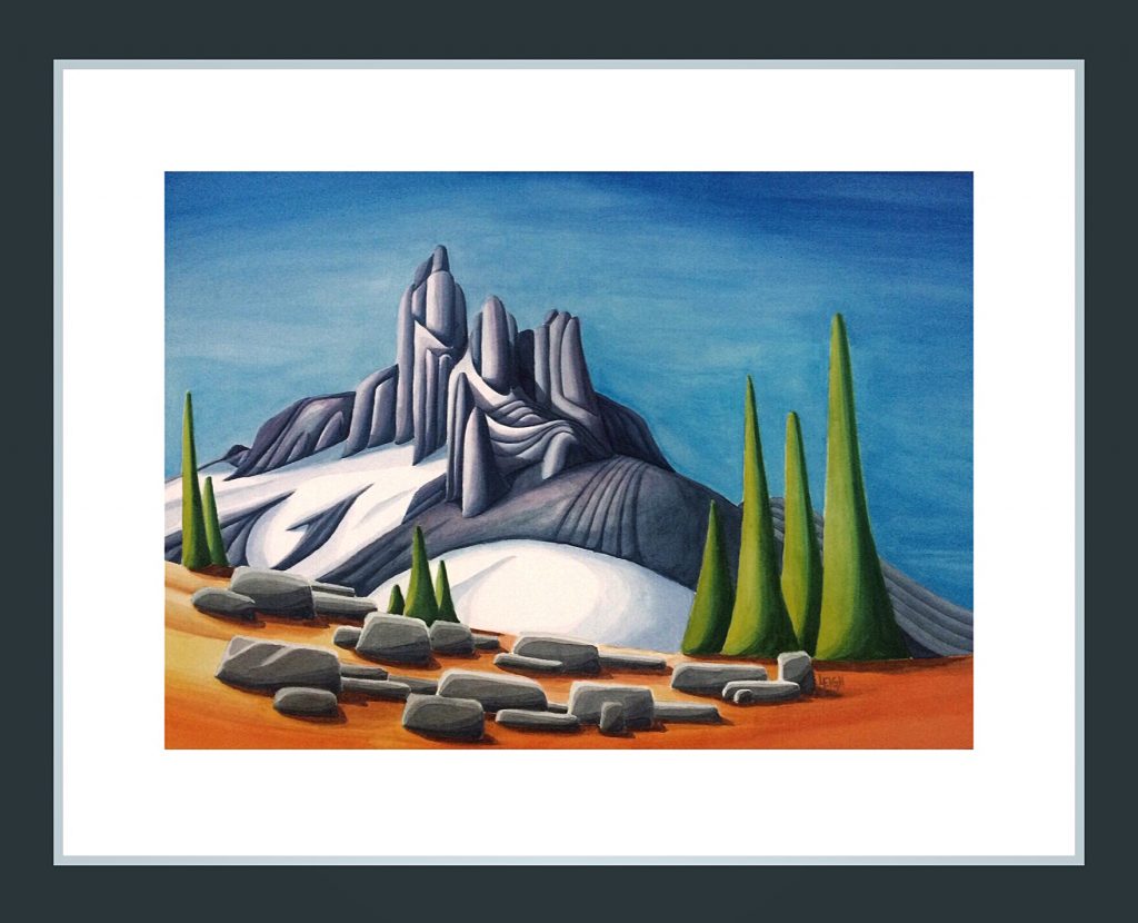 1024x830 Black Tusk Watercolor Painting Leigh Peterson Freelance - Painting Tusk