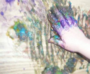 300x249 Finger Painting Ideas - Painting Two Fingers Touching