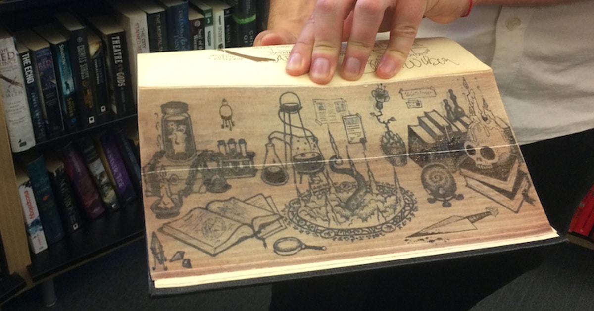 1200x628 How To Add Your Own Hidden Fore Edge Painting To Any Book - Painting Two Fingers Touching
