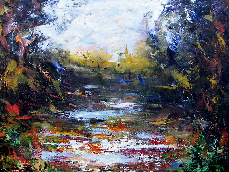 800x600 Landscape Painting By Cambridge Based Landscape Artist Ashley - Painting Uk