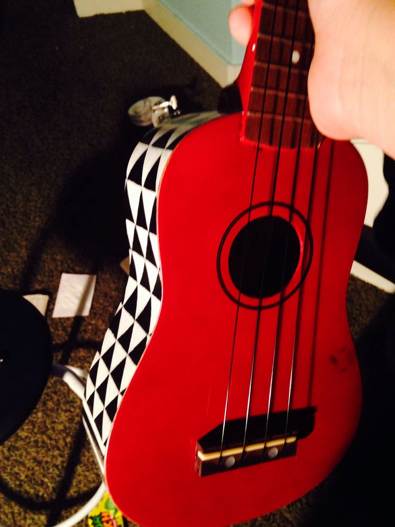 768x1024 How To Paint A Ukulele 4 Steps - Painting Ukulele