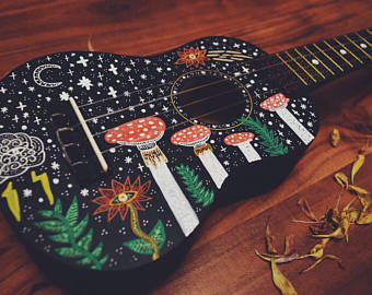 340x270 Ukulele Art Etsy - Painting Ukulele