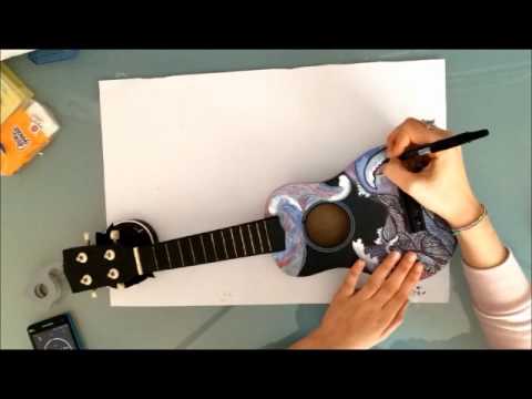 480x360 Paintingextreme Makeover My Ukulele Edition - Painting Ukulele