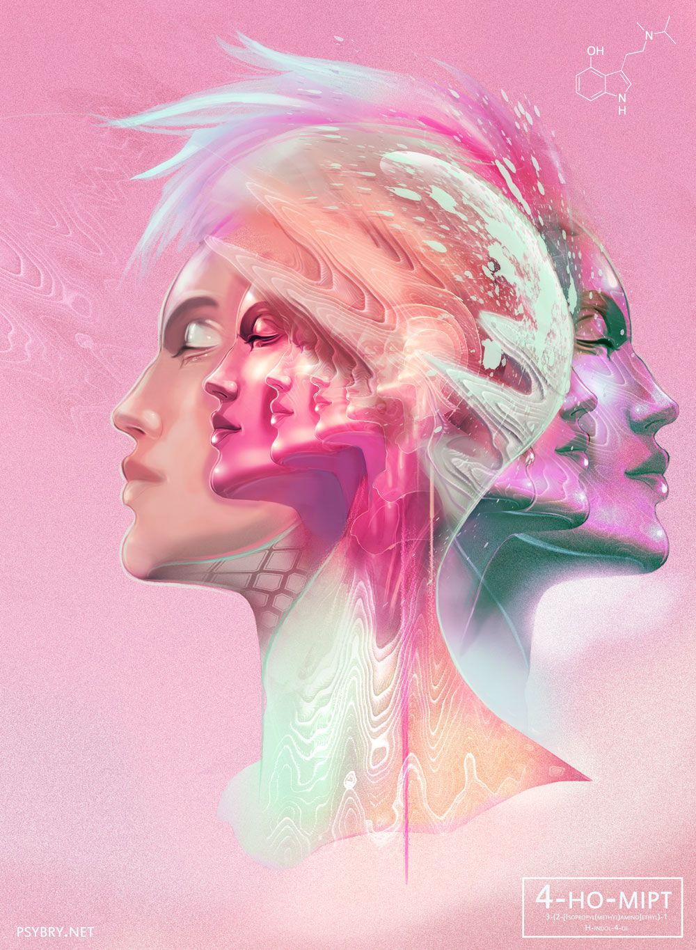 1000x1364 For 20 Days, This Artist Painted Under The Influence Of 20 Drugs - Painting Under The Influence