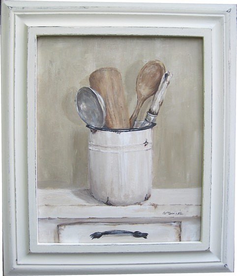 482x560 Gail Mccormack Original Painting French Cooking - Painting Utensils