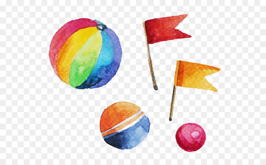 900x560 Toy Doll Watercolor Painting - Painting Vector