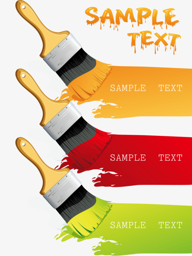 650x866 Vector Paint Brush, Paint Brush, Painting, Vector Material Png - Painting Vector