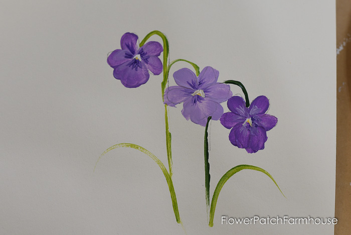 700x468 Learn How To Paint Violets 3 Ways - Painting Violets