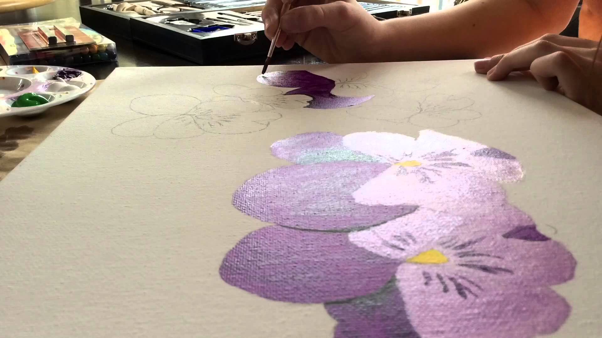 1920x1080 Painting Violets - Painting Violets