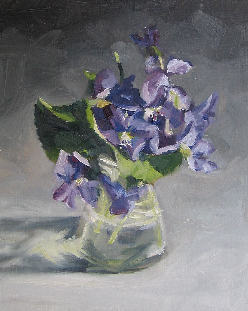 Painting Violets at PaintingValley.com | Explore collection of Painting ...