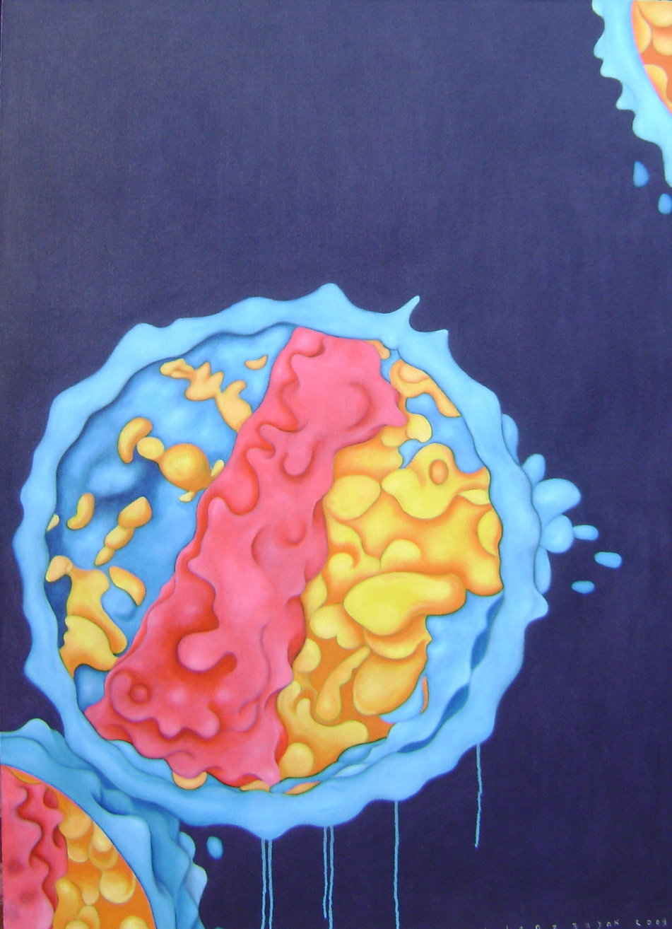 951x1314 Virus Painting Made Bayak - Painting Virus